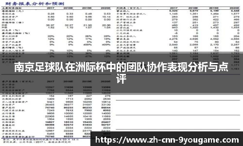 南京足球队在洲际杯中的团队协作表现分析与点评